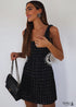 Women Formal black short dress